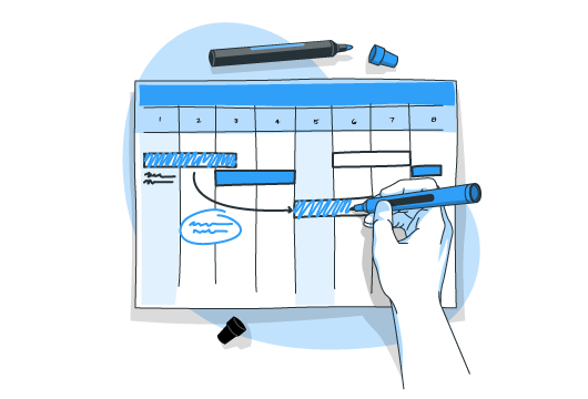 Calendario pieno di appuntamenti