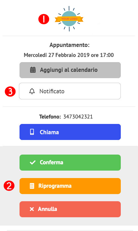 Pagina azienda dal link